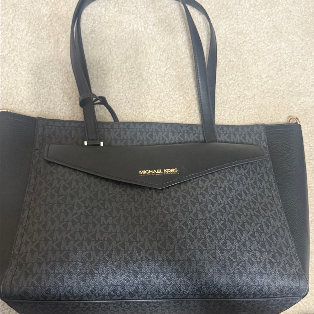 Michael Kors Black Monogram Tote